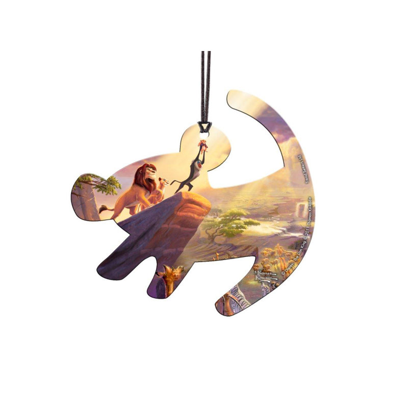 Reproduction en forme d'acrylique suspendue par Disney The Lion King Simba