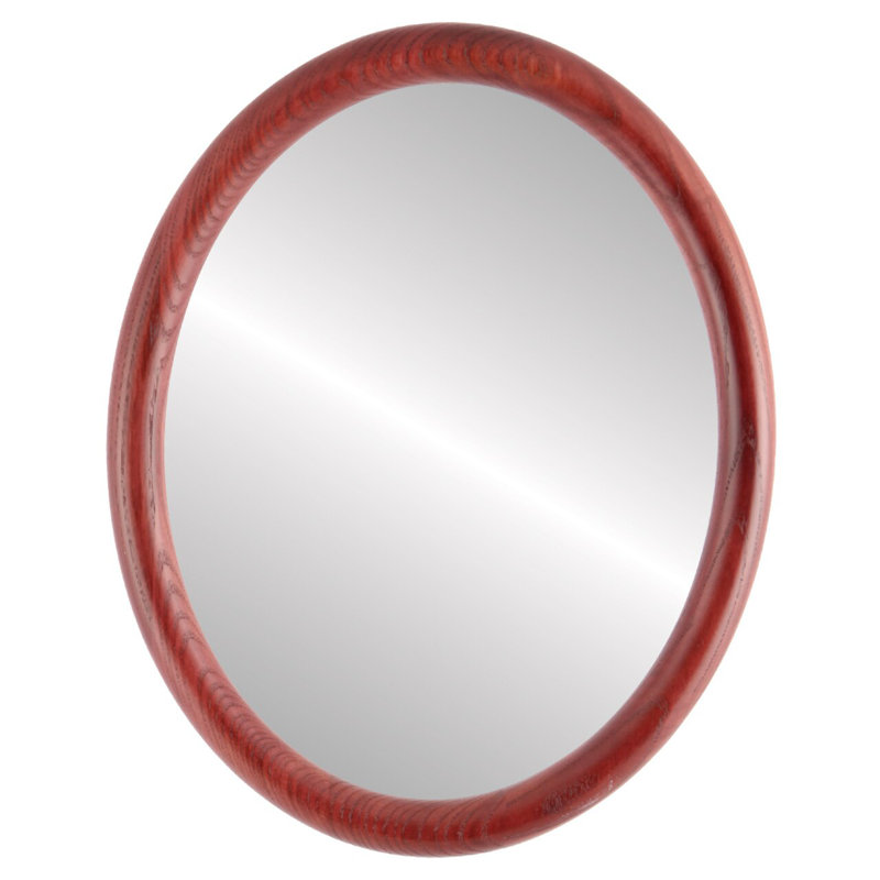 Miroir Newburyport, 17 po x 21 po, Bois de rose