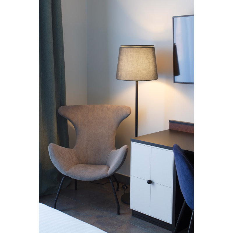 Savoy Floor Lamp, Matt Black, Black
