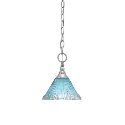Chain Hung Mini Pendant With Glass