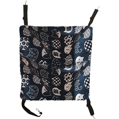 Hamac souple ajustable pour chat et furet, 15 po x 18,9 po x 0,4 po