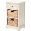 Abhiraam 40cm W Solid + Manufactured Wood Bedside Table