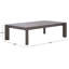 Table basse d'extérieur en aluminium Berns