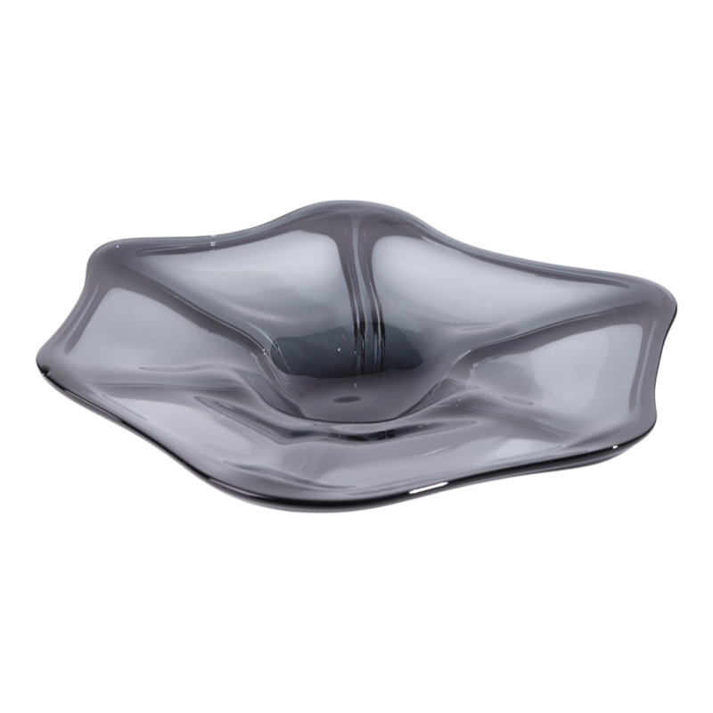 Handmade Glass Decorative Bowl, Blue