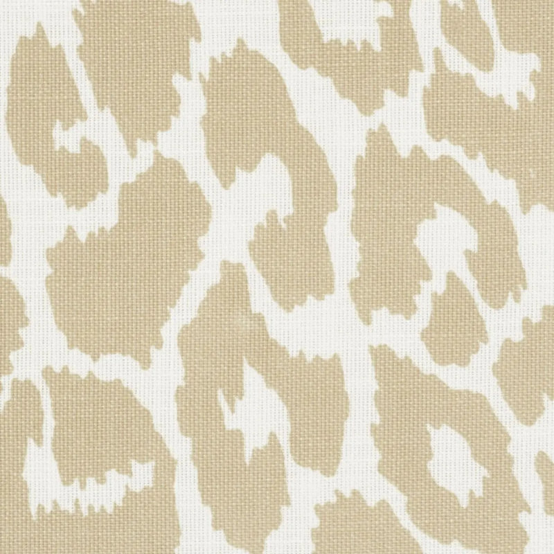 Iconic Leopard Indoor/Outdoor Fabric, Linen