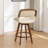 Faux Leather Swivel Counter Stools-1061908510-1061908511