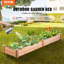 Wood Raised Garden Bed