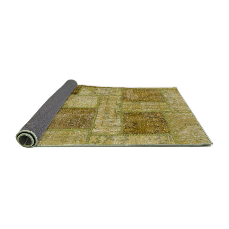 Tapis décoratif multicolore à motif abstrait, Rond 7 pi