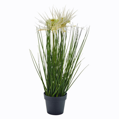 46cm Faux Wildflower Grass in Planter