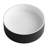 ALFI brand ABRS15RBM Black Matte 15" Round Solid Surface Resin Sink
