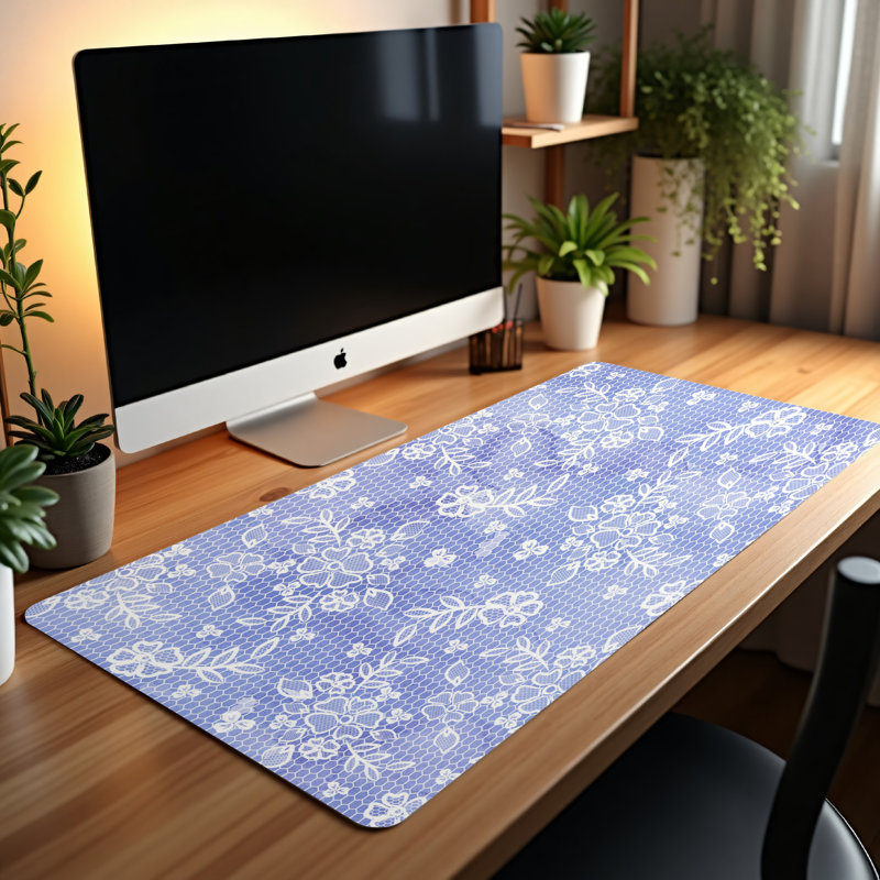 Polyester Desk Pad, 14.4x12.1