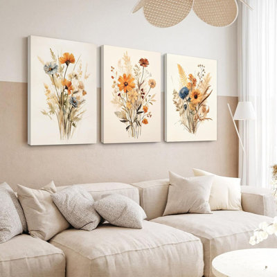 3 Piece Wrapped Canvas Print