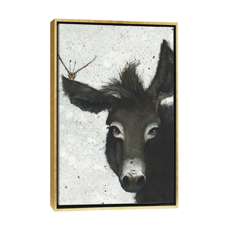 « Solidarity » par Maggie Vandewalle-reproduction d’art, H 40 po x l 26 po x P 1,5 po, Toile encadrée d'or, Pas de tapis