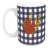 Navy Buffalo Check Mug - Set Of 2