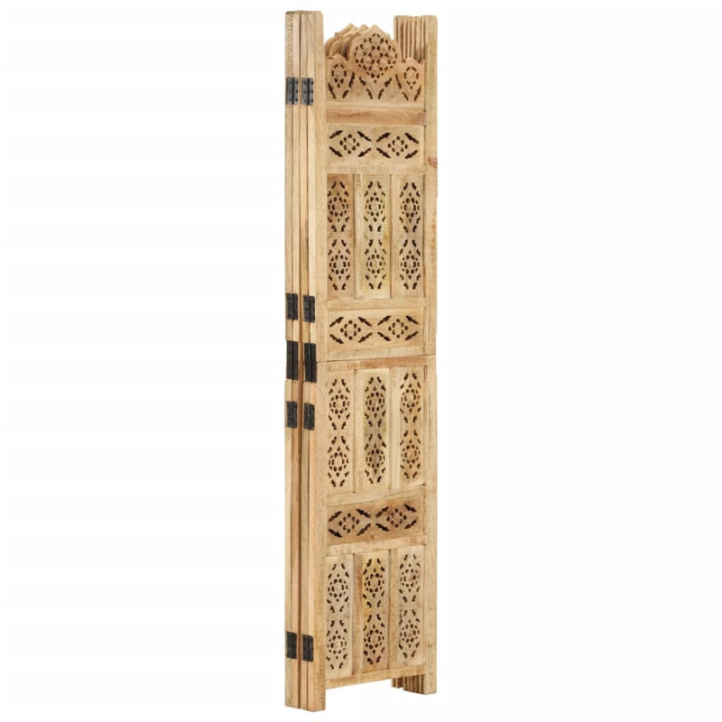 Hagop 165cm H Folding Room Divider, Beige, 4