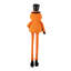 Très grande citrouille d'Halloween 59 "avec pieds pendants