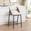 Tabouret de comptoir rembourré Devane-555924774