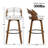 Artnagullian Swivel Vegan Leather Counter And Bar Stools-120950967-120950964