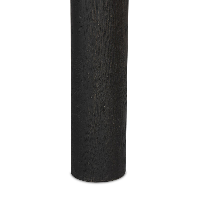 Ezri Solid Wood Writing Desk, Black