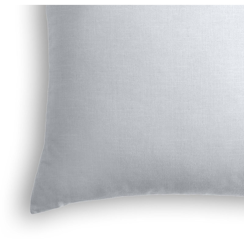 Housse de coussin carrée, 16 po x 16 po, Bleu pâle, Duvet