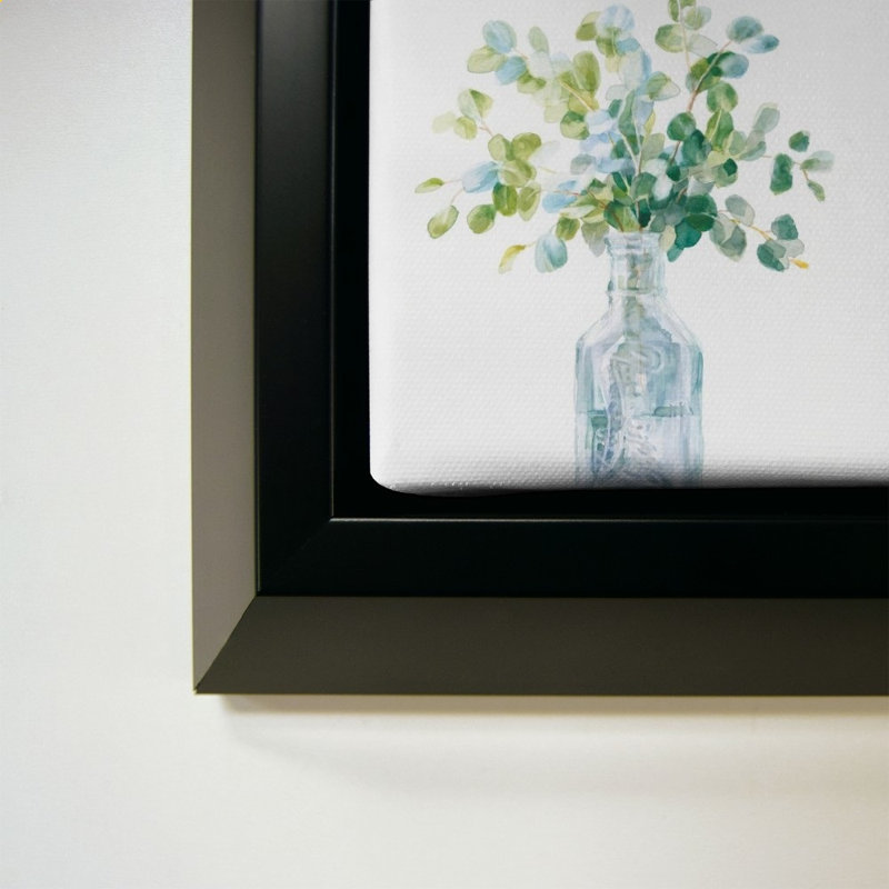 «Beach Flowers IV» par Danhui Nai - impression sur toile, H 44 po x l 34 po, Noir