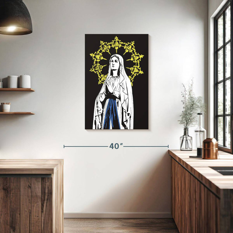 Holy Mary, 36" H x 24" W