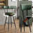 Angelleah Stools with Back, Synthetic Leather-974126477-973653301