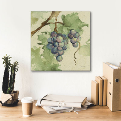 «Vintage Cabernet» par Cheri Blum, art mural sur toile