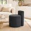 Pouf rond moderne en velours côtelé de 22,8 pouces pour salon-407676960-407676965