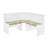 3 - Person Solid Wood Top Trestle Base Dining Set