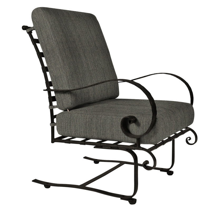 Classico Outdoor Lounge Chair, Carbon Black, Sahara Cafe