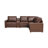 132" W Hudson Recliner Leather-Matched Sectional-1600387686