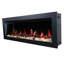 Gloria II Wall-Mounted Electric Fireplace with Smart App Control (Silver)-1146067225