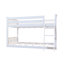 Lit superposé simple au-dessus sur lit simple en bois massif Aileana par Lark Manor™-78636894