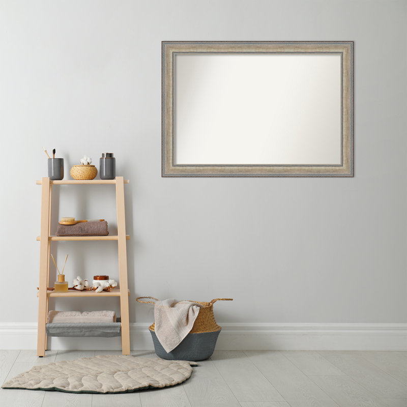 Carlianne Solid Wood Wall Mirror, 27.25" x 33.25", Rectangle
