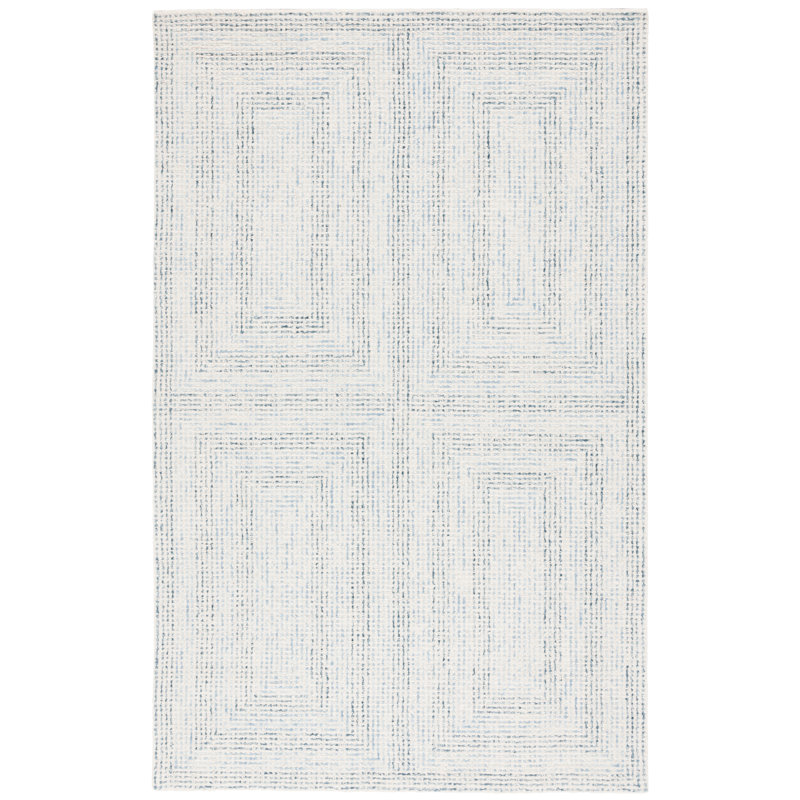 Fawaka Tufted Wool & Cotton Performance Geometric Rug, Rectangle 6' x 9'