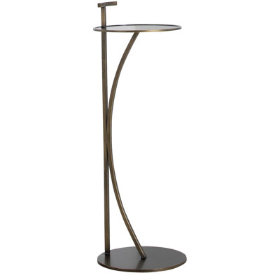 Glass Top End Table