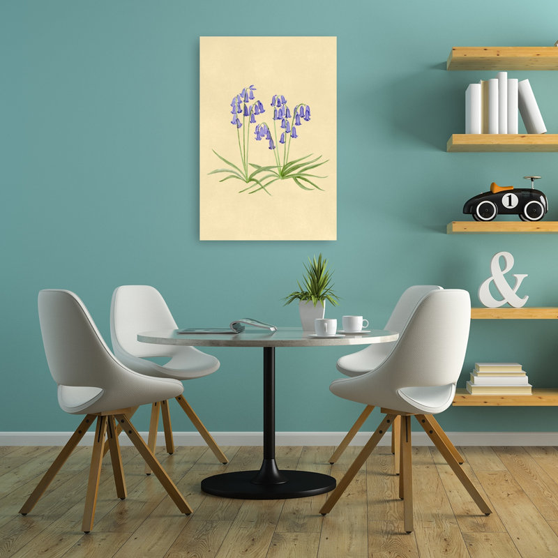 Printemps, jacinthe des bois, 36" H x 24" W