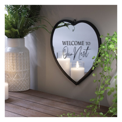 Elyce Metal, Glass Flat Wall Mirror