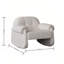 Chaise berçante en bois massif