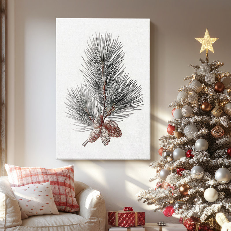 «Silver Whisper of Snow», toile tendue avec châssis de qualité supérieure, H 12 po x l 8 po