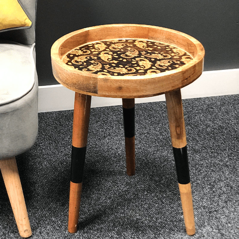 Handmade Elite Tray Top End Table