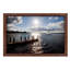 Sunrise at Crooked Lake Conway, Michigan '10 1 Piece Floater Frame Wall Art on Canvas-42160944-89229187