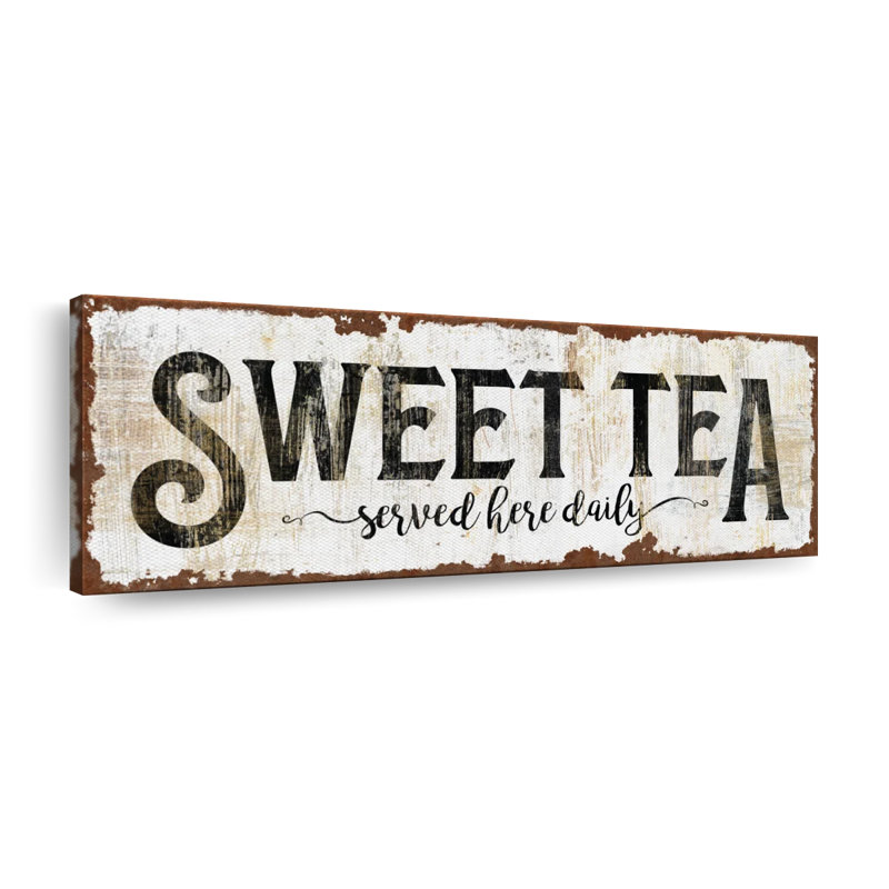Signe «Sweet Tea», H 54 po x l 18 po x P 1,25 po