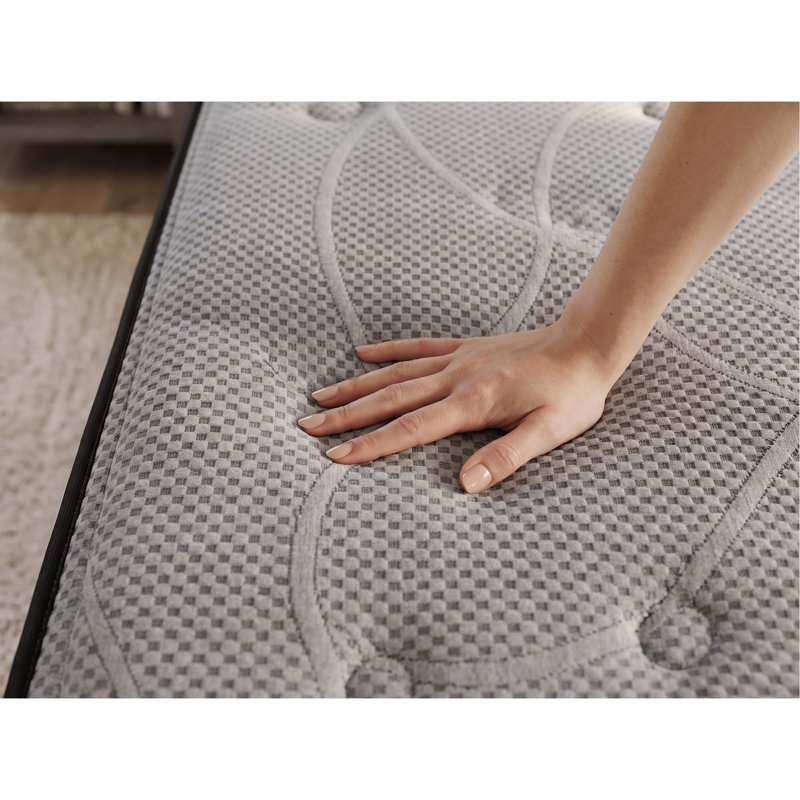 Matelas hybride pour lit simple mi-ferme 12 po avec système de ressorts ensachés, Twin