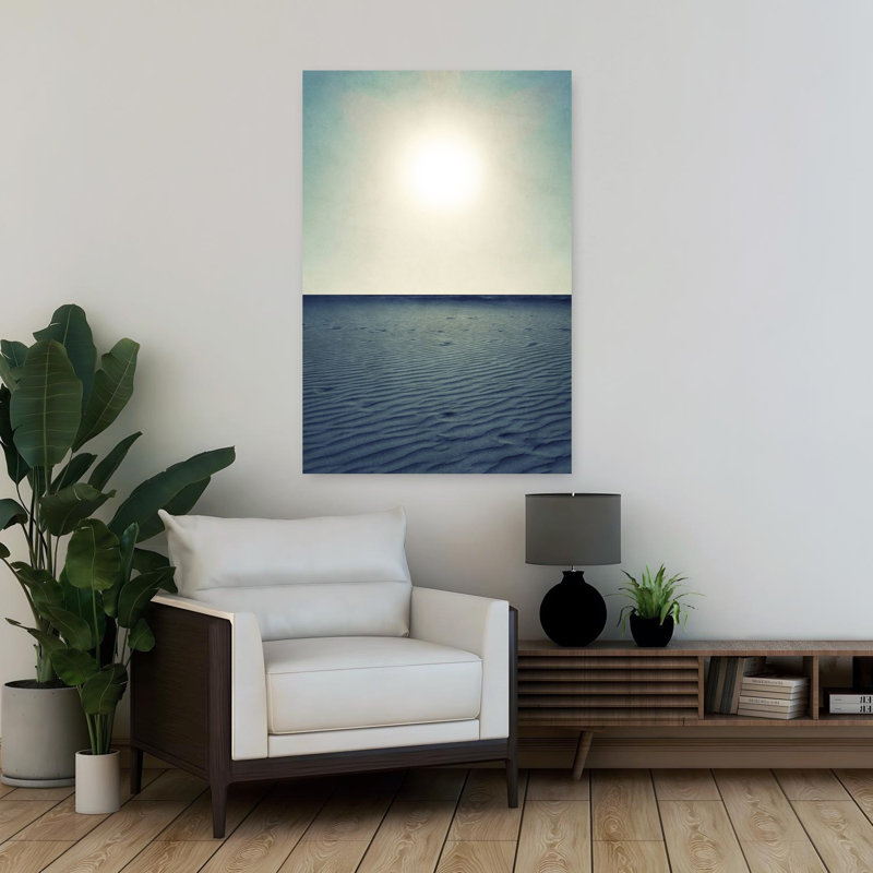 Art contemporain contemporain, paysage paisible biologique, H 36 po x l 24 po