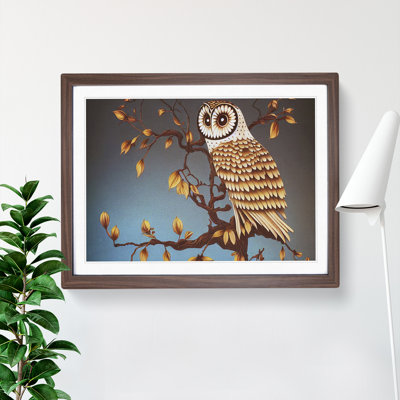 Owl Deco Style - Framed Print