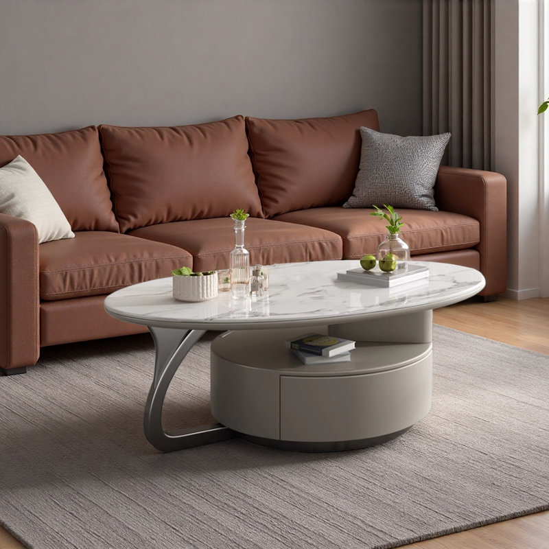 Table basse Luxury, Blanc