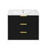 Meuble-lavabo mural flottant avec lavabo en céramique et double tiroir-1505380307