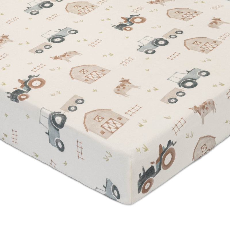 Tractor Crib Fitted Sheet